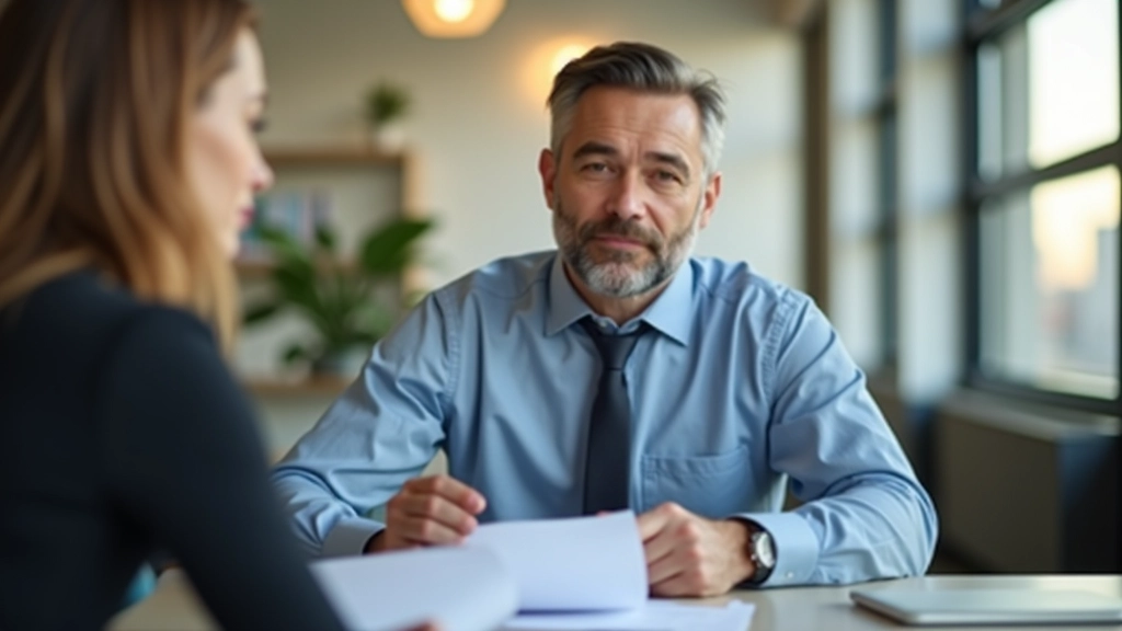 Martin Berkemeier bei der Beratung mit Kunde im modernen Büro, freundliche Atmosphäre, dokumentieren von Finanzplänen