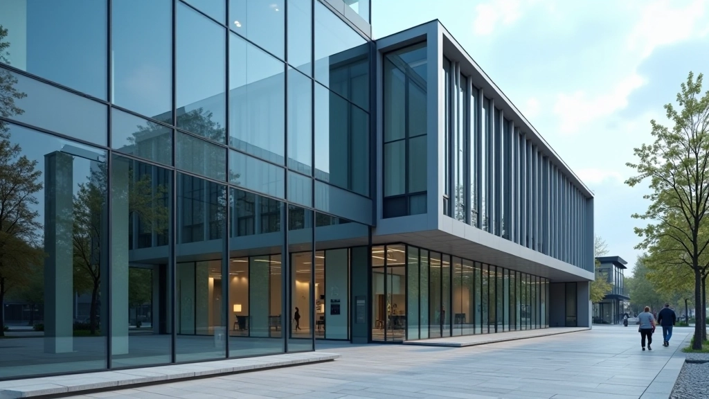 Sicheres Bankgebäude und Tagesgeldkonto Vergleich